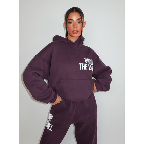 Unique The Label Elyana Hoodie - Deep Berry