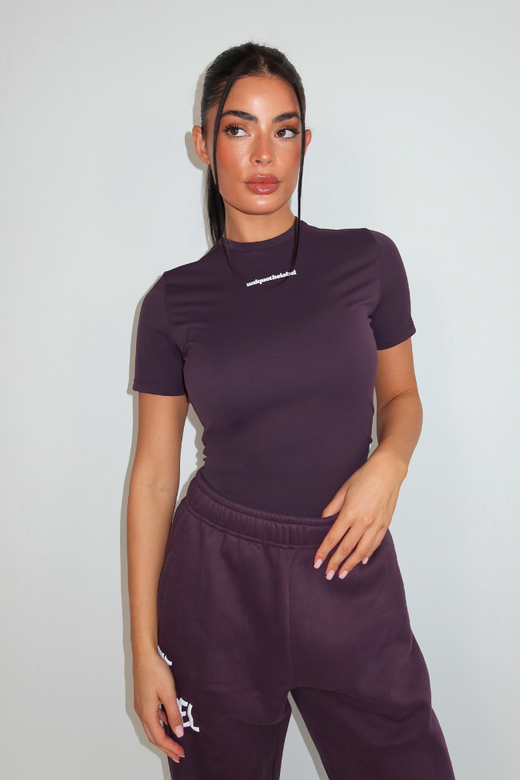 Robyn Short Sleeve - Deep Berry