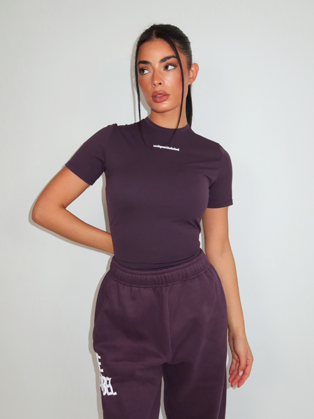 Unique The Label Robyn Short Sleeve - Deep Berry Robyn Short Sleeve - Deep Berry
