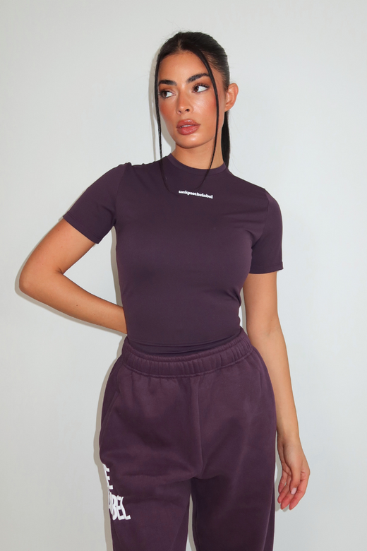 Robyn Short Sleeve - Deep Berry