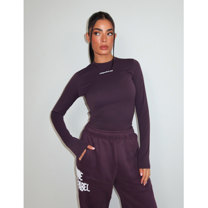 Unique The Label Robyn Longsleeve - Deep Berry
