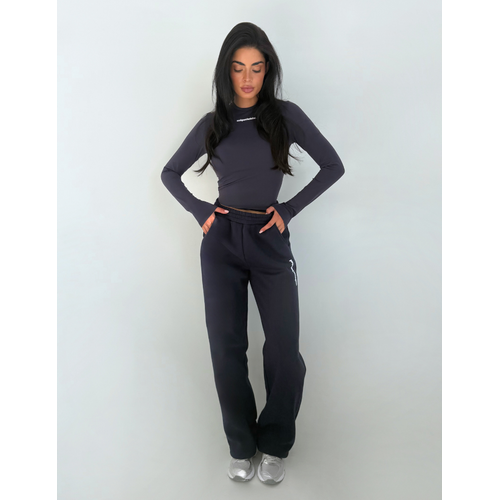 Unique The Label Imani Wide Leg Jogger - Deep Dark Navy Unique The Label Imani Wide Leg Jogger - Deep Dark Navy