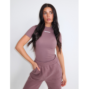 Unique The Label Robyn Short Sleeve - Mushroom