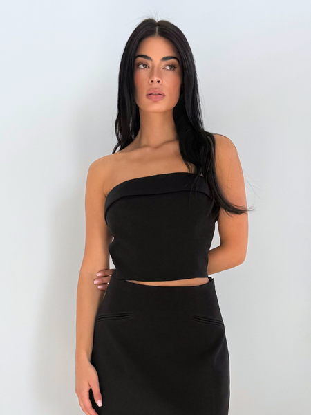 Unique The Label Yve Top - Black Yve Top - Black