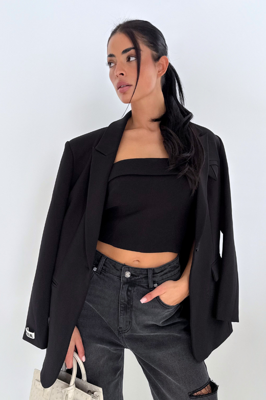 Novee Blazer - Deep Black