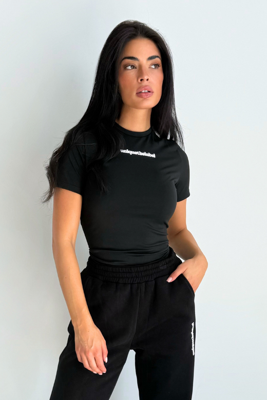 Robyn Short Sleeve - Deep Black