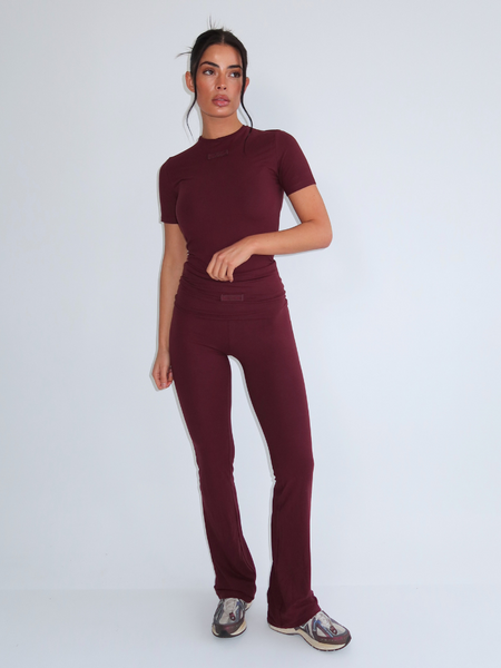 Unique The Label Noelle Pants - Deep Cherry Noelle Pants - Deep Cherry