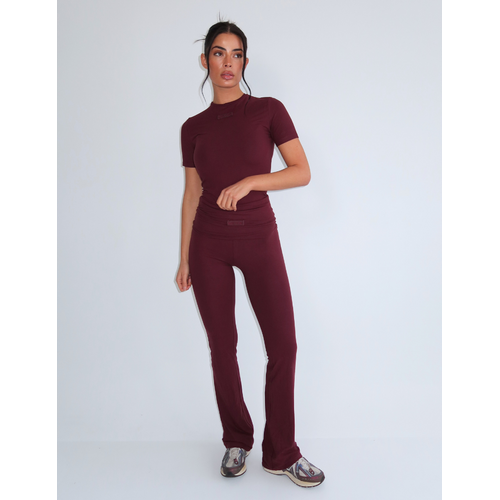 Unique The Label Noelle Pants - Deep Cherry Unique The Label Noelle Pants - Deep Cherry