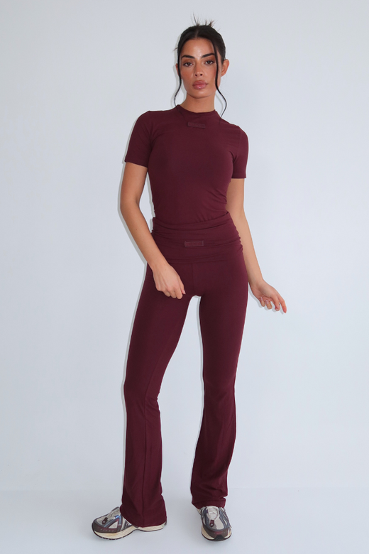 Noelle Pants - Deep Cherry