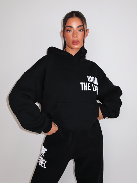 Elyana Hoodie - Deep Black