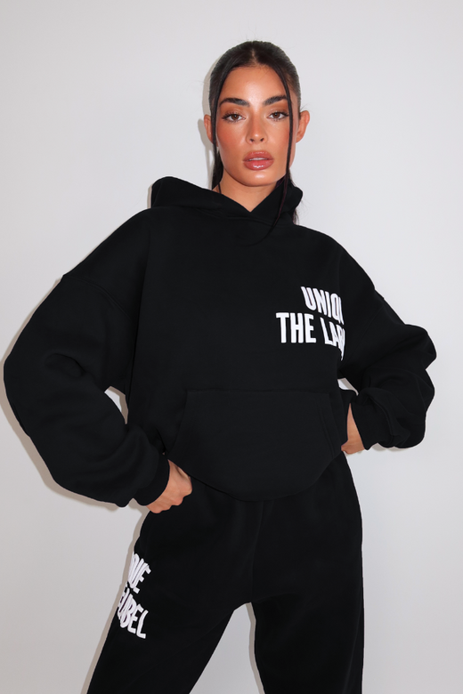 Elyana Hoodie - Deep Black