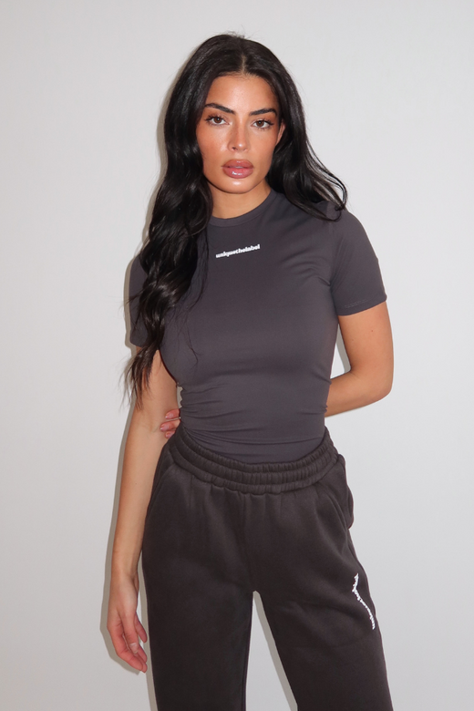 Robyn Short Sleeve - Charcoal