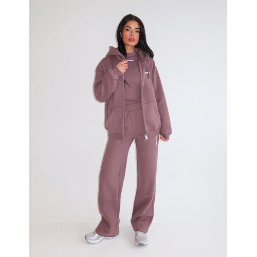 Unique The Label Imani Wide Leg Jogger - Mushroom Unique The Label Imani Wide Leg Jogger - Mushroom