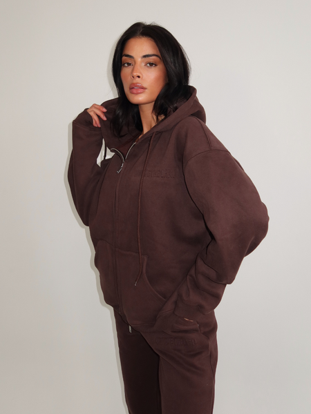 Unique The Label Nyla Vest - Cacao Nyla Vest - Cacao