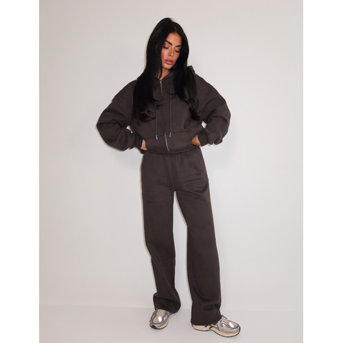 Unique The Label Nyla Wide Leg Jogger - Charcoal Unique The Label Nyla Wide Leg Jogger - Charcoal