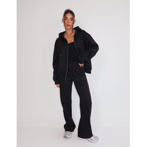 Unique The Label Nyla Wide Leg Jogger - Deep Black
