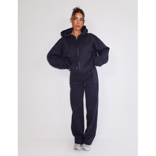 Unique The Label Nyla Wide Leg Jogger - Deep Dark Navy Unique The Label Nyla Wide Leg Jogger - Deep Dark Navy