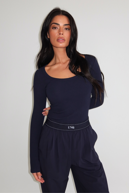 Gill Scoop LS Bodysuit - Deep Dark Navy