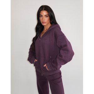 Unique The Label Nyla Vest - Deep Berry