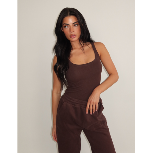 Unique The Label Gill Bodysuit - Cacao Unique The Label Gill Bodysuit - Cacao