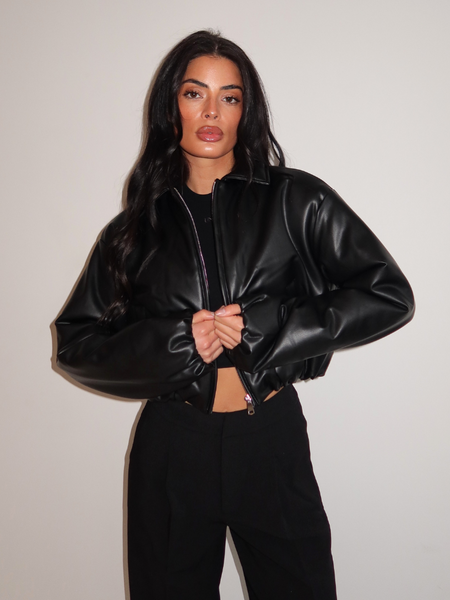 Unique The Label Semmi Bomber - Black Semmi Bomber - Black