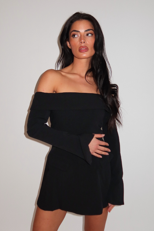 Emily Dress - Deep Black