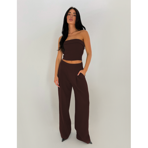 Unique The Label Jodie Pantalon - Cacao