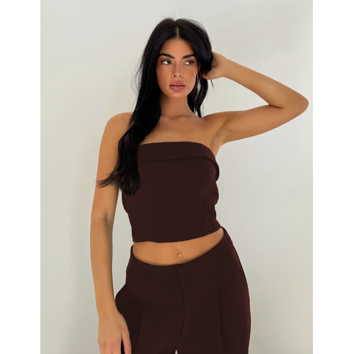 Unique The Label Yve Top - Cacao