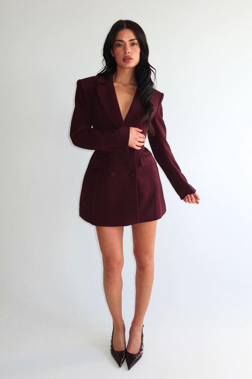Katie Dress - Burgundy