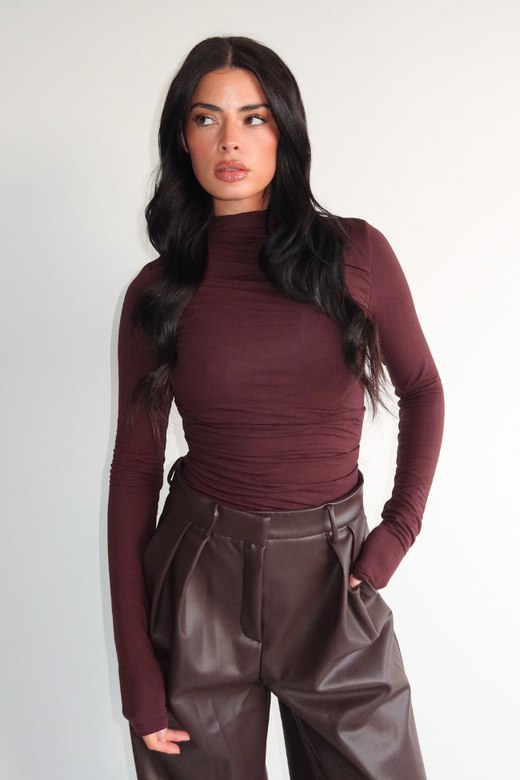 Sara Bodysuit - Brown