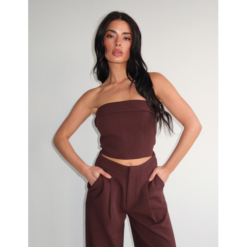 Unique The Label Yve Top - Cacao