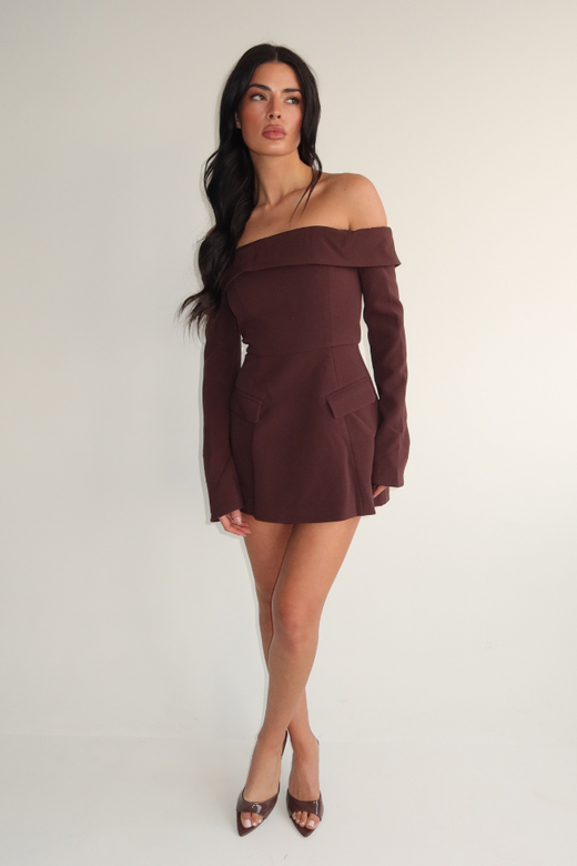 Emily Dress - Chocolate