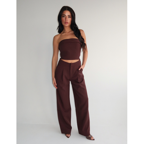 Unique The Label Jodie Pantalon - Cacao