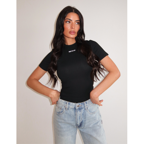 Unique The Label Jacky Short Sleeve - Black/Black