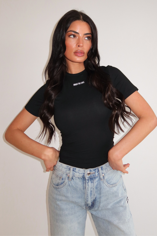 Jacky Short Sleeve - Black/Black