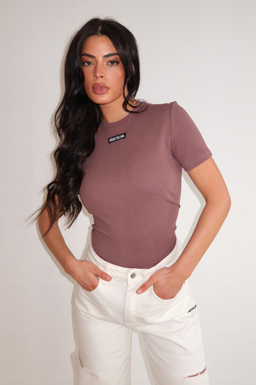 Jill Short Sleeve - Mushroom