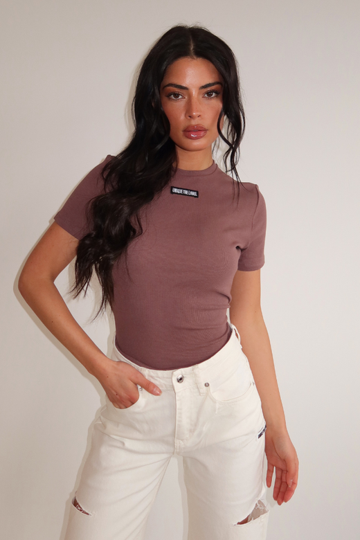 Jill Short Sleeve - Mushroom