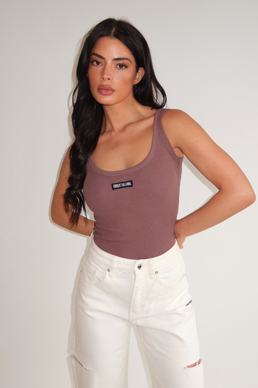 Jill Bodysuit - Mushroom