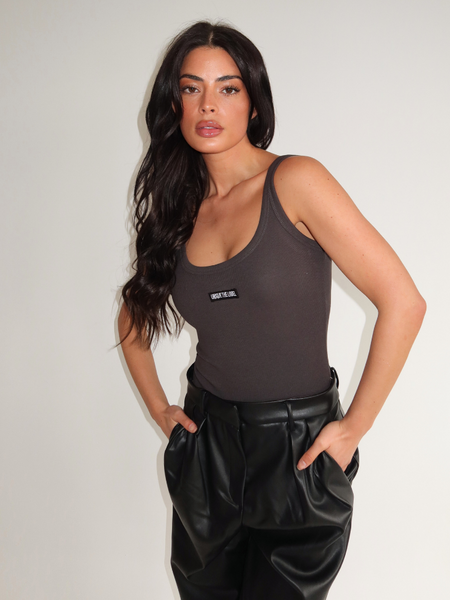 Jill Bodysuit - Charcoal