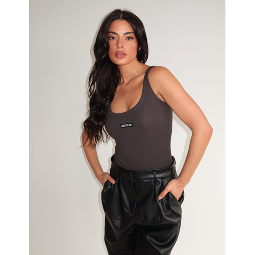 Unique The Label Jill Bodysuit - Charcoal