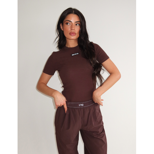 Unique The Label Jill Short Sleeve - Cacao