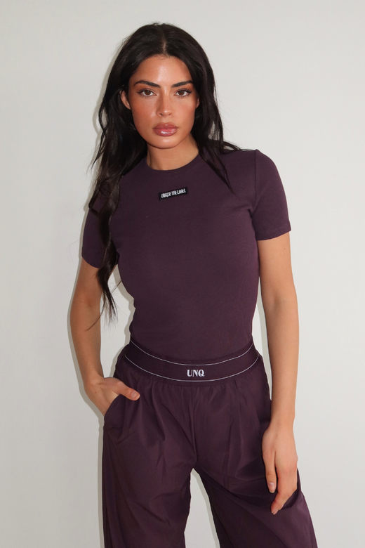 Jill Short Sleeve - Deep Berry