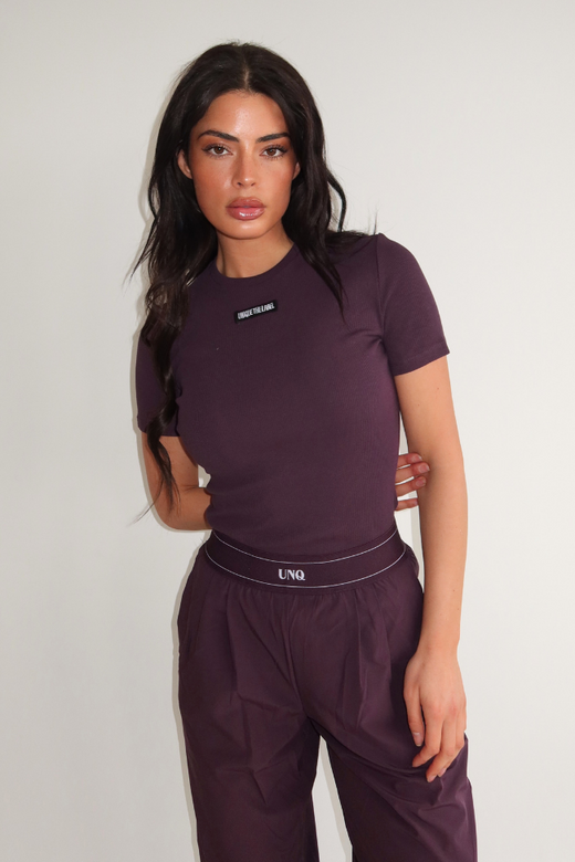 Jill Short Sleeve - Deep Berry
