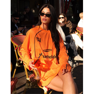 Unique The Label Ama Longsleeve - Orange/Black