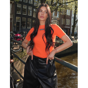 Unique The Label Jill Short Sleeve - Orange