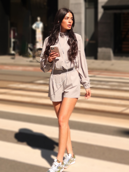 Gigi Short - Light Grey