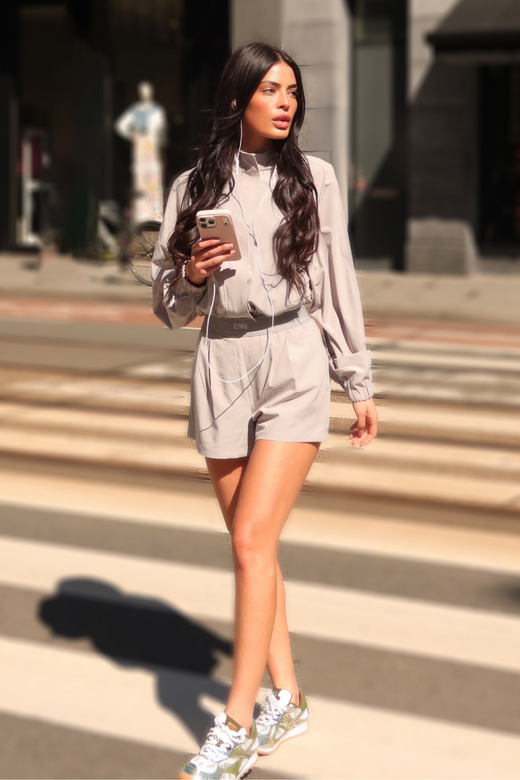 Gigi Short - Light Grey