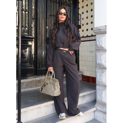 Unique The Label Gigi Pants - Deep Black