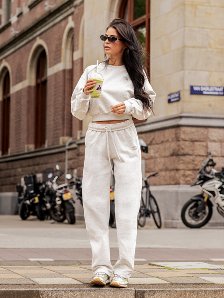 Peggy Jogger - Light Grey Marl