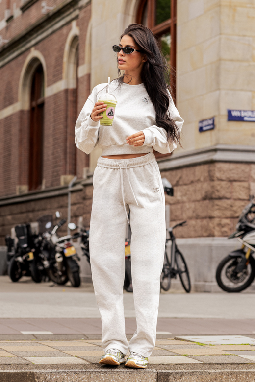Peggy Jogger - Light Grey Marl